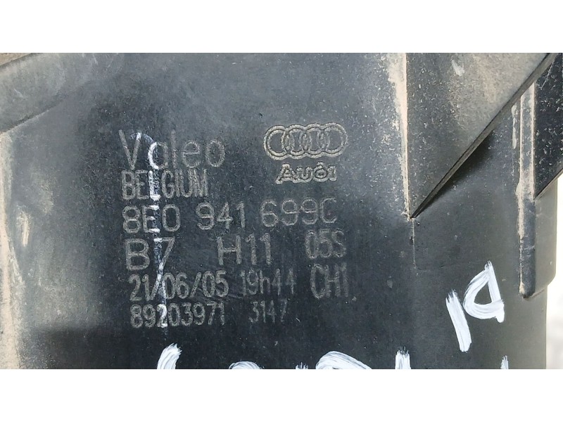 Recambio de faro antiniebla izquierdo para audi a4 b7 avant (8ed) 2.0 tdi 16v referencia OEM IAM 8E0941699E  