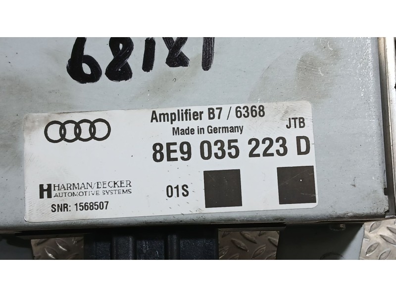 Recambio de amplificador radio para audi a4 b7 avant (8ed) 2.0 tdi 16v referencia OEM IAM   