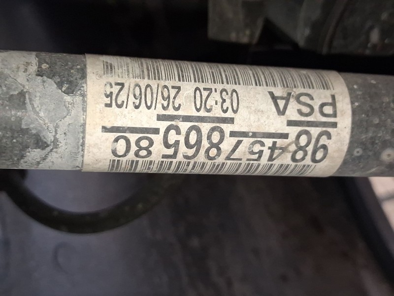 Recambio de transmision delantera izquierda para citroën c3 iv 1.2 puretech referencia OEM IAM 9845786980  