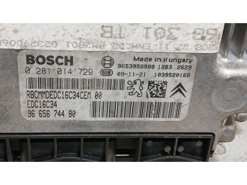 Recambio de centralita motor uce para peugeot 3008 i monospace (0u_) 1.6 hdi referencia OEM IAM 1943QW  