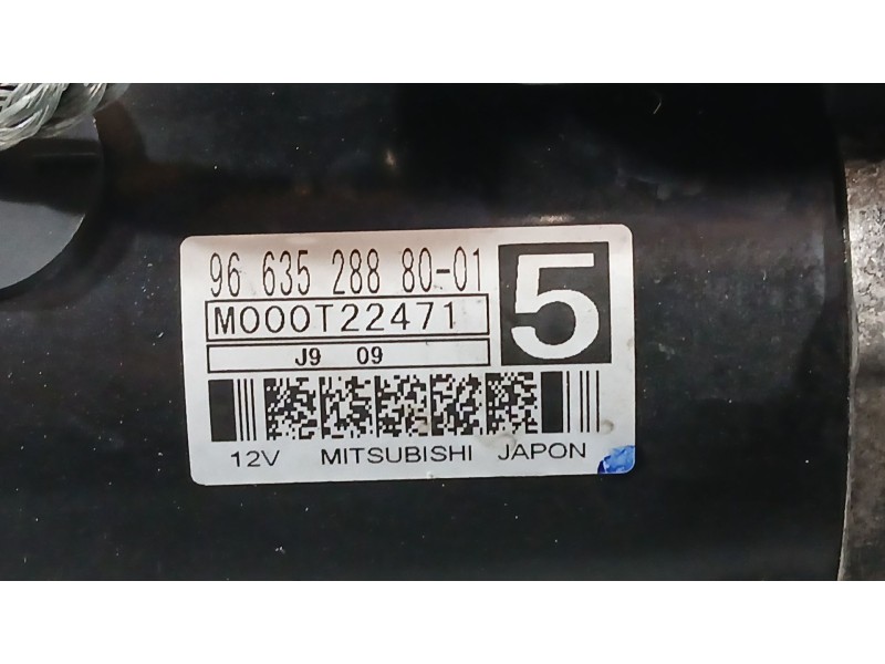 Recambio de motor arranque para peugeot 3008 i monospace (0u_) 1.6 hdi referencia OEM IAM 5802Z8 5802EG 