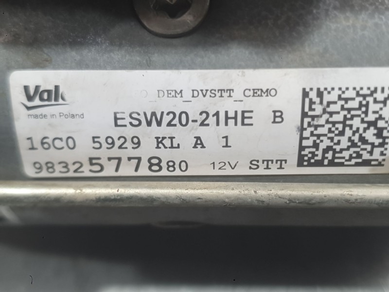 Recambio de motor arranque para citroën berlingo (er_, ec_) 1.5 bluehdi 100 referencia OEM IAM 9832577880  