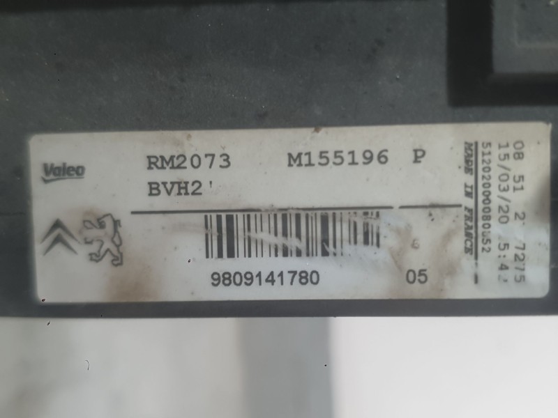 Recambio de radiador agua para citroën berlingo (er_, ec_) 1.5 bluehdi 100 referencia OEM IAM 9809141780  