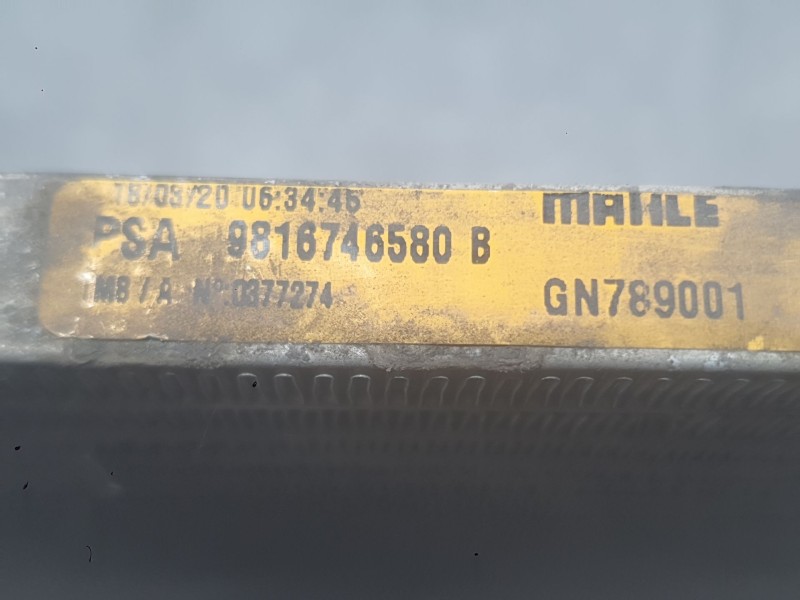 Recambio de condensador / radiador aire acondicionado para citroën berlingo (er_, ec_) 1.5 bluehdi 100 referencia OEM IAM 981674