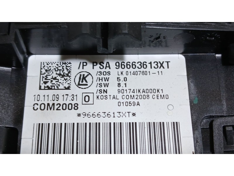 Recambio de mando luces y limpia para peugeot 3008 i monospace (0u_) 1.6 hdi referencia OEM IAM 96773911ZD  