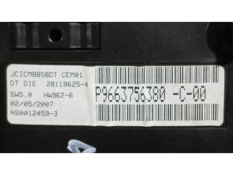 Recambio de cuadro instrumentos para citroën c4 picasso i monospace (ud_) 2.0 hdi 138 referencia OEM IAM 6106PX  