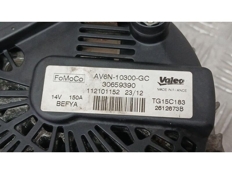 Recambio de alternador para ford s-max (ca1) trend (03.2010) referencia OEM IAM AV6N10300GC VALEO TG15C183