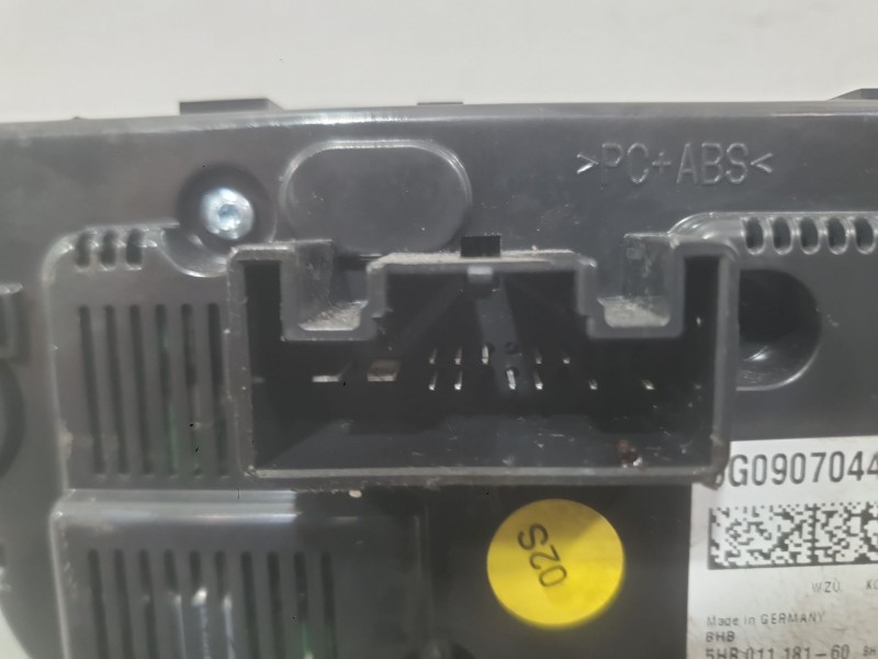 Recambio de mando climatizador para volkswagen golf vii (5g1, bq1, be1, be2) 1.4 tsi referencia OEM IAM   