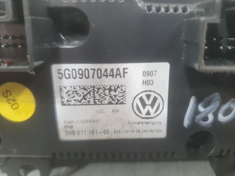 Recambio de mando climatizador para volkswagen golf vii (5g1, bq1, be1, be2) 1.4 tsi referencia OEM IAM   