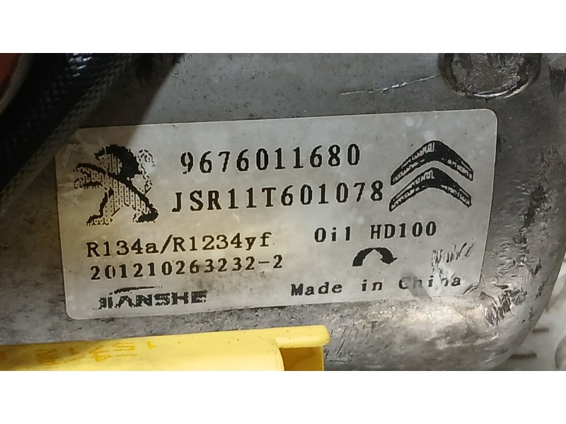 Recambio de compresor aire acondicionado para citroën c-elysee (dd_) 1.2 vti 72 (ddhmy0) referencia OEM IAM 9814865380  