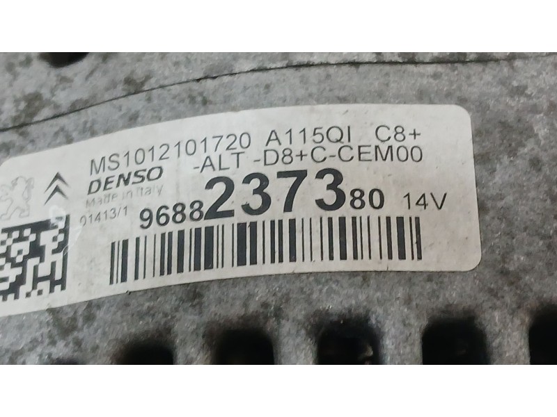 Recambio de alternador para citroën c-elysee (dd_) 1.2 vti 72 (ddhmy0) referencia OEM IAM 9806007480 1610048280 