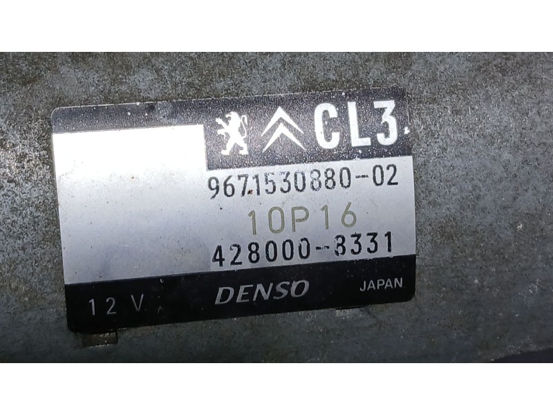 Recambio de motor arranque para citroën c-elysee (dd_) 1.2 vti 72 (ddhmy0) referencia OEM IAM 9688477380 1686436880 