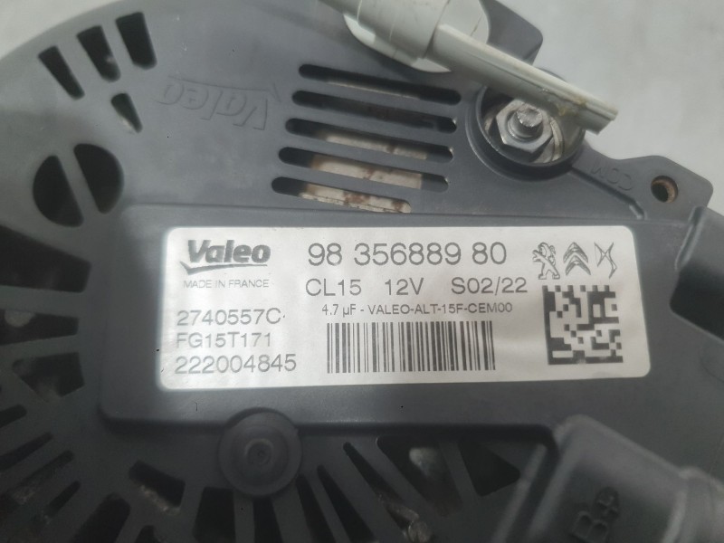 Recambio de alternador para peugeot 2008 ii (ud_, us_, uy_, uj_, ur_, uc_) 1.5 bluehdi 130 referencia OEM IAM 9835688980  