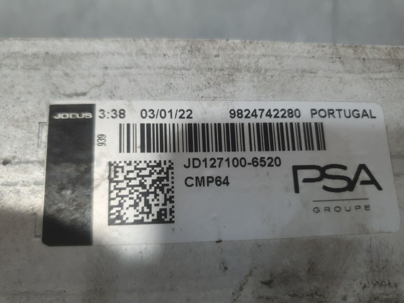 Recambio de intercooler para peugeot 2008 ii (ud_, us_, uy_, uj_, ur_, uc_) 1.5 bluehdi 130 referencia OEM IAM 9824742280  