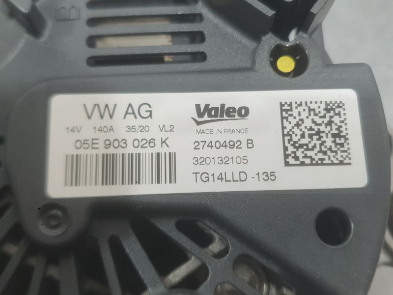 Recambio de alternador para citroën c3 iv 1.2 puretech referencia OEM IAM 9865403280 1675460180 