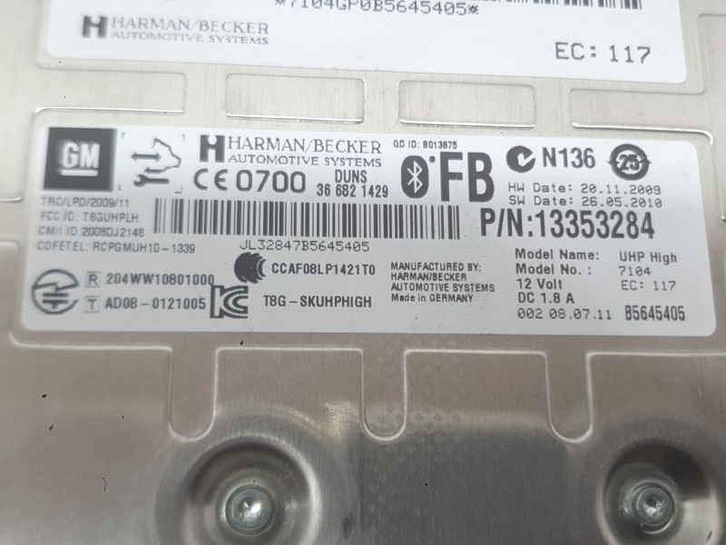 Recambio de modulo electronico para opel astra j sports tourer (p10) 1.7 cdti (35) referencia OEM IAM   