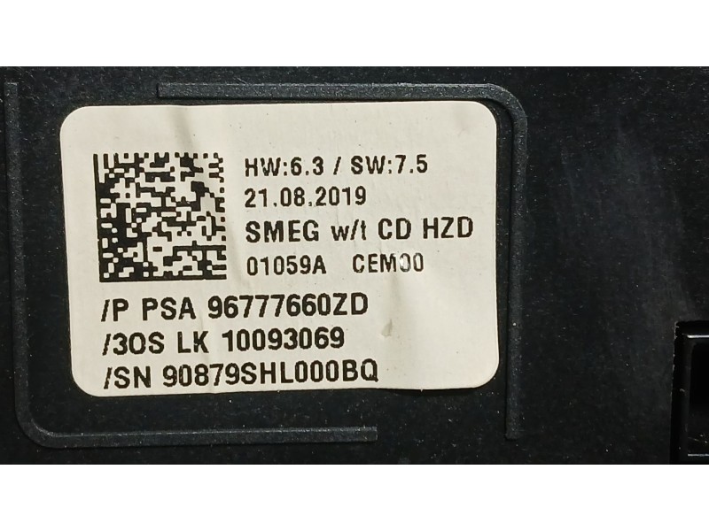 Recambio de mando multifuncion para peugeot 308 ii (lb_, lp_, lw_, lh_, l3_) 1.2 thp 130 referencia OEM IAM   