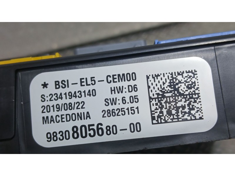 Recambio de caja reles / fusibles para peugeot 308 ii (lb_, lp_, lw_, lh_, l3_) 1.2 thp 130 referencia OEM IAM 9810295780  