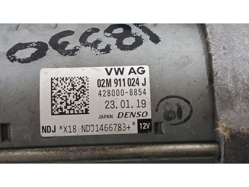 Recambio de motor arranque para seat arona (kj7, kjp) 1.0 tsi referencia OEM IAM 02M911024J  