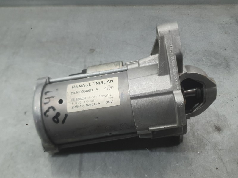 Recambio de motor arranque para renault megane iv hatchback (b9a/m/n_) 1.6 dci 130 (b9a4) referencia OEM IAM 233000686R 23300918