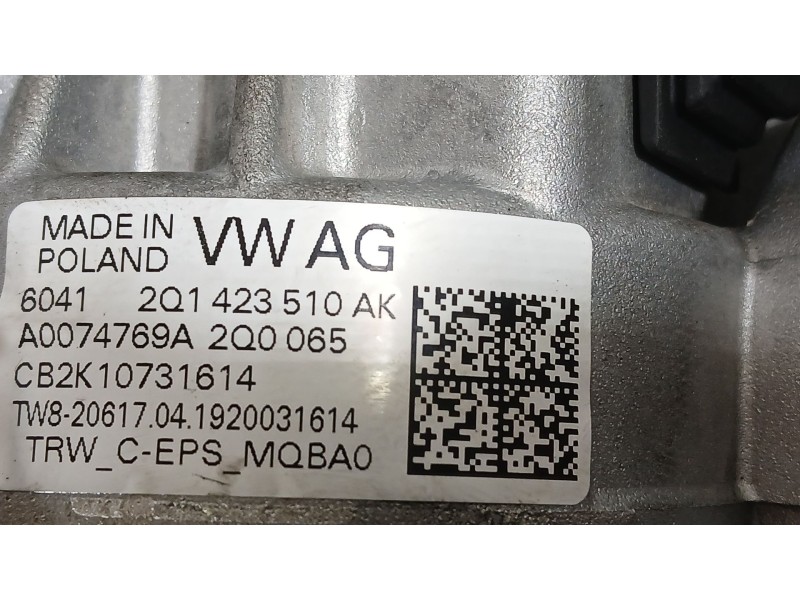 Recambio de columna direccion para seat arona (kj7, kjp) 1.0 tsi referencia OEM IAM 2Q1423510DF  