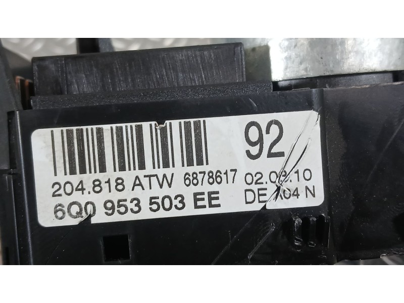 Recambio de mando luces y limpia para volkswagen polo v (6r1, 6c1) 1.4 (6r1) referencia OEM IAM 6Q0953513AJ 6Q0953513AJ9B9 