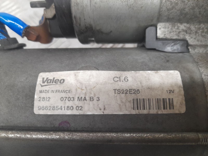 Recambio de motor arranque para peugeot 308 i (4a_, 4c_) 1.6 hdi referencia OEM IAM 9662854148002 VALEO TS22E26