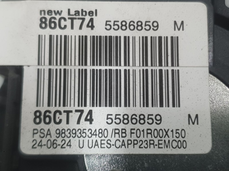 Recambio de potenciometro pedal para peugeot expert furgoneta (v_) 1.5 bluehdi 120 referencia OEM IAM 9838028180  