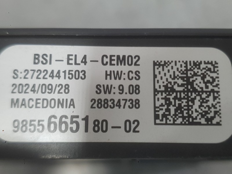 Recambio de caja reles / fusibles para peugeot expert furgoneta (v_) 1.5 bluehdi 120 referencia OEM IAM 9810295780  