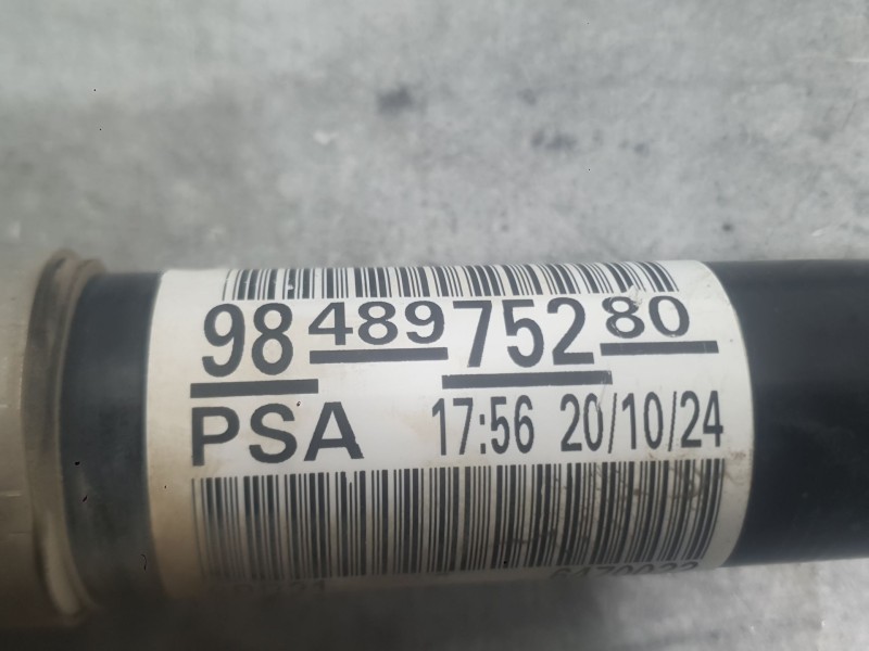 Recambio de transmision delantera derecha para peugeot expert furgoneta (v_) 1.5 bluehdi 120 referencia OEM IAM 9868325680 16149