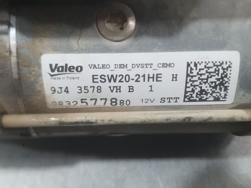 Recambio de motor arranque para peugeot expert furgoneta (v_) 1.5 bluehdi 120 referencia OEM IAM 9832577880 1665663980 