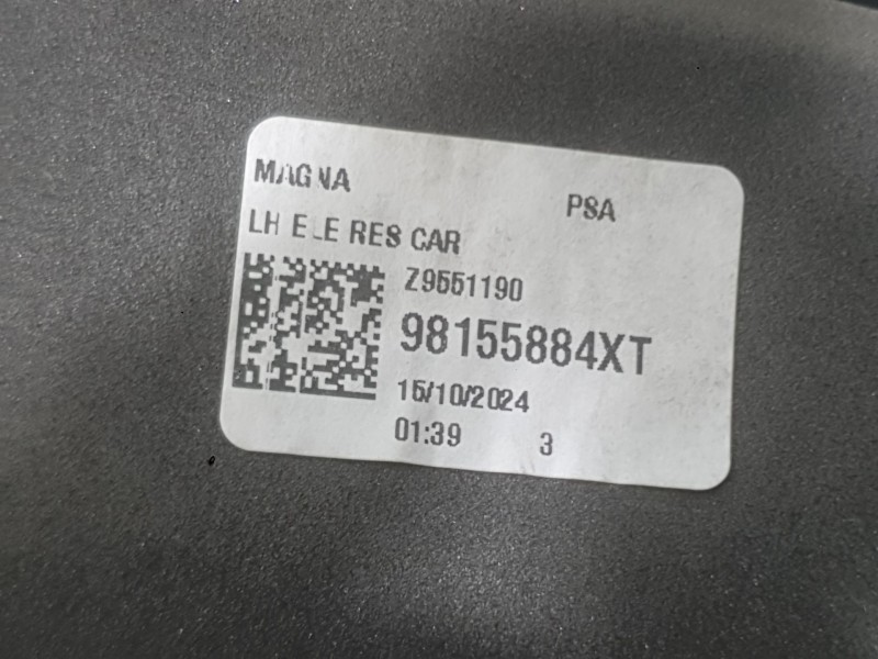 Recambio de retrovisor izquierdo para peugeot expert furgoneta (v_) 1.5 bluehdi 120 referencia OEM IAM 98155884XT  