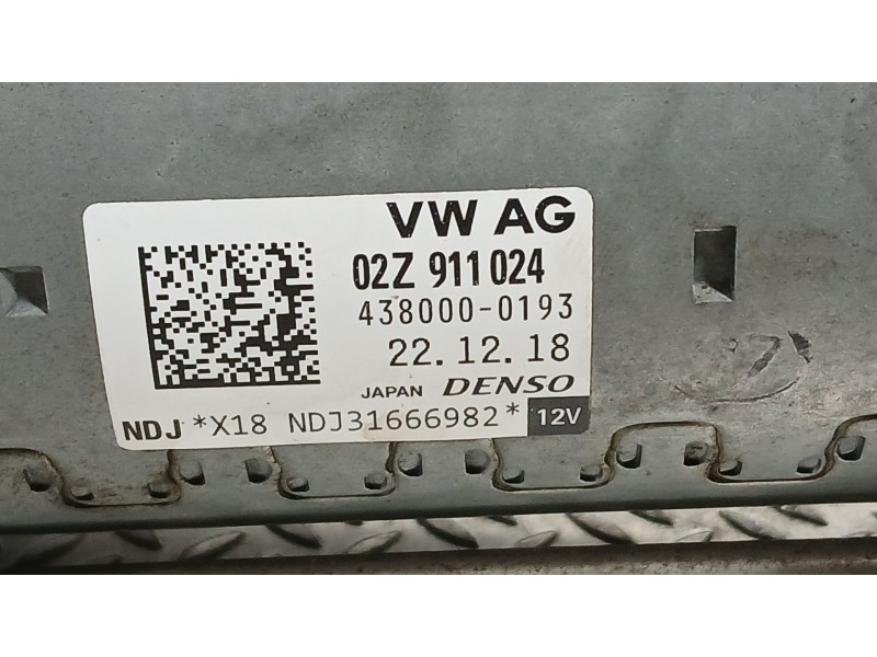 Recambio de motor arranque para seat arona style edition referencia OEM IAM 02Z911024  