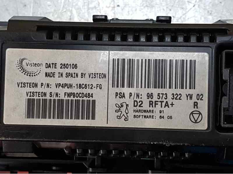 Recambio de mando climatizador para peugeot 407 st sport referencia OEM IAM 96573322YW02 VP4PUH18C612FG VISTEON