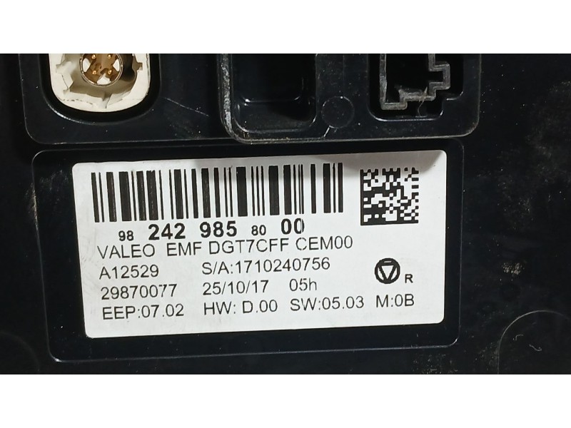 Recambio de sistema navegacion gps para peugeot 308 ii (lb_, lp_, lw_, lh_, l3_) 2.0 bluehdi 150 referencia OEM IAM 9838155680  