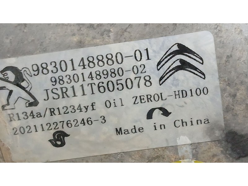 Recambio de compresor aire acondicionado para fiat scudo furgoneta 1.5 multijet 120 (506) referencia OEM IAM   