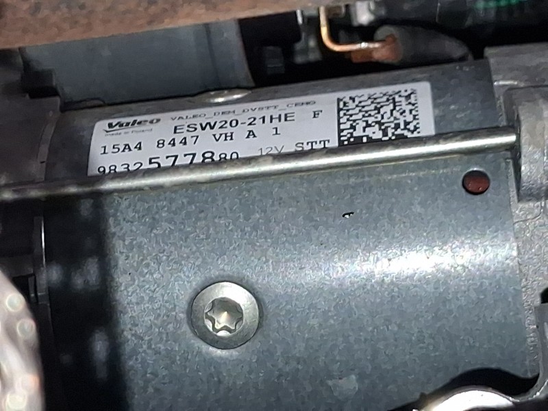 Recambio de motor arranque para opel grandland / grandland x (a18, p1uo) 1.5 turbo d (75) referencia OEM IAM 9832577880 16656639