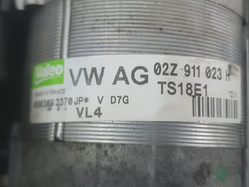 Recambio de motor arranque para seat leon (1p1) 1.9 tdi referencia OEM IAM 02Z911023FX  