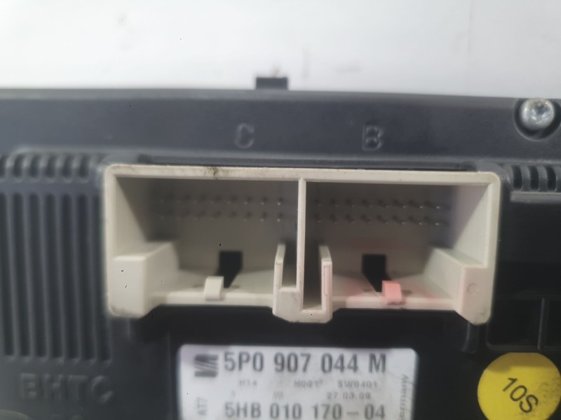 Recambio de mando climatizador para seat leon (1p1) 1.9 tdi referencia OEM IAM 1P0907044 1P0907044 1UQ 