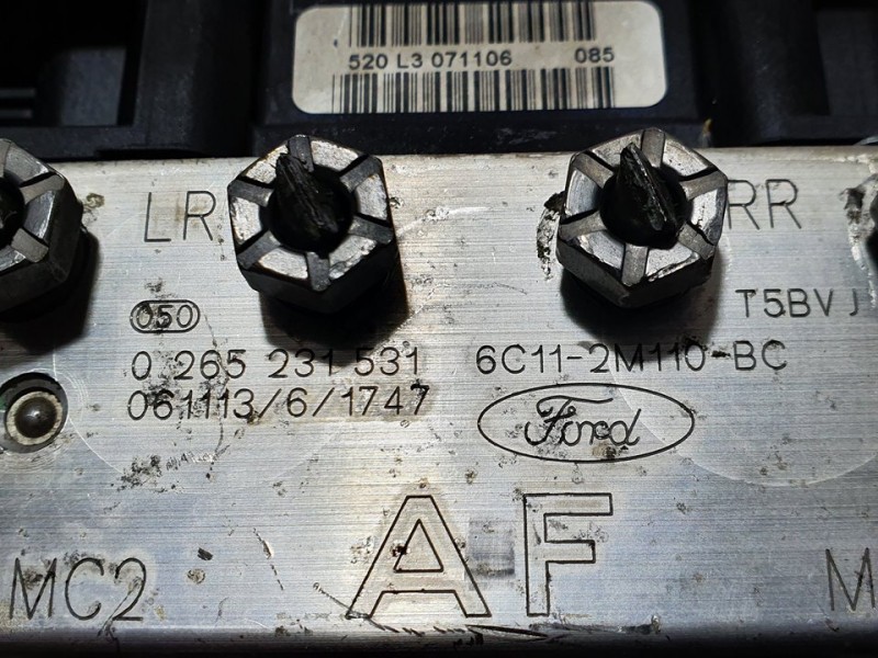 Recambio de abs para ford transit caja cerrada ´06 ft 300 m (mittel) pkw referencia OEM IAM 6C112M110BC 0265231531 BOSCH