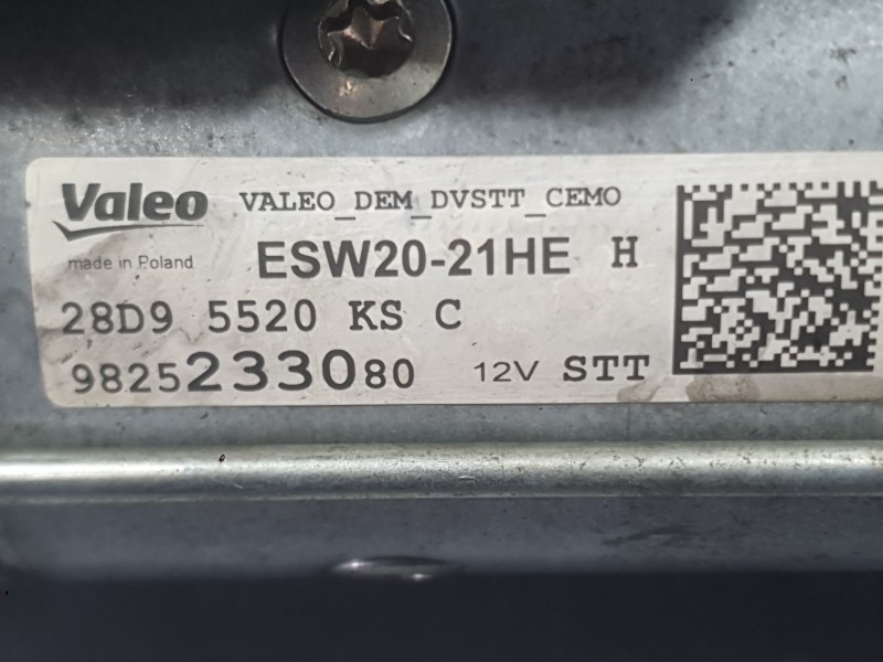 Recambio de motor arranque para peugeot 308 ii (lb_, lp_, lw_, lh_, l3_) 1.5 bluehdi 100 referencia OEM IAM 9832577880  