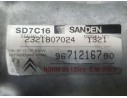 Recambio de compresor aire acondicionado para peugeot 3008 i monospace (0u_) 1.6 hdi referencia OEM IAM 9825868180 6453ZC 