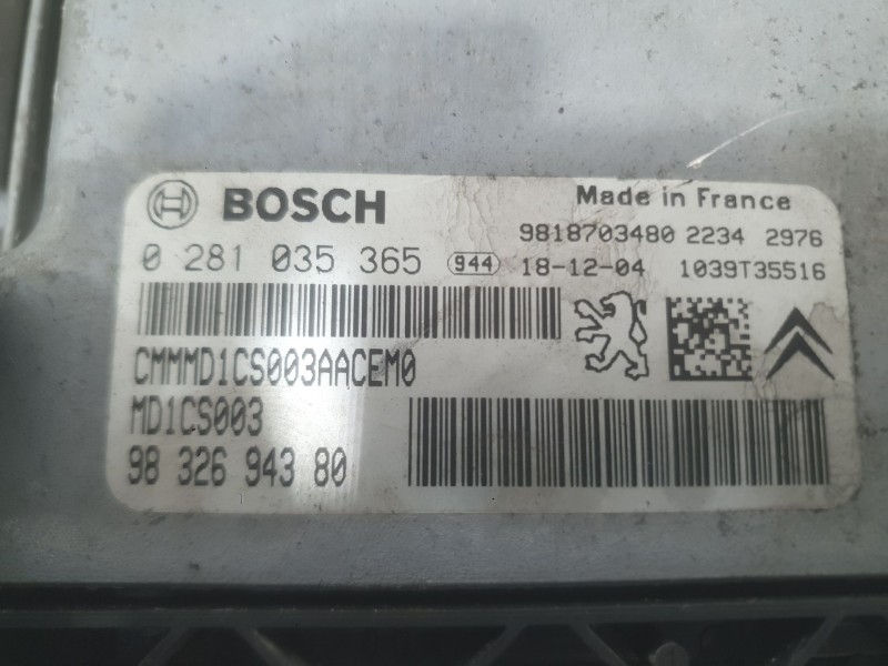 Recambio de centralita motor uce para peugeot 3008 ii suv (mc_, mr_, mj_, m4_) 1.5 bluehdi 130 referencia OEM IAM 6507082380  