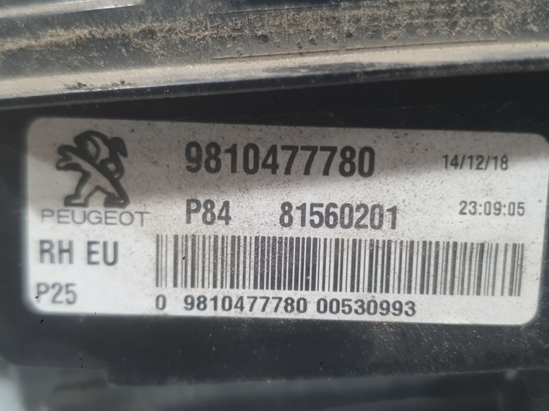 Recambio de piloto trasero derecho interior para peugeot 3008 ii suv (mc_, mr_, mj_, m4_) 1.5 bluehdi 130 referencia OEM IAM 981