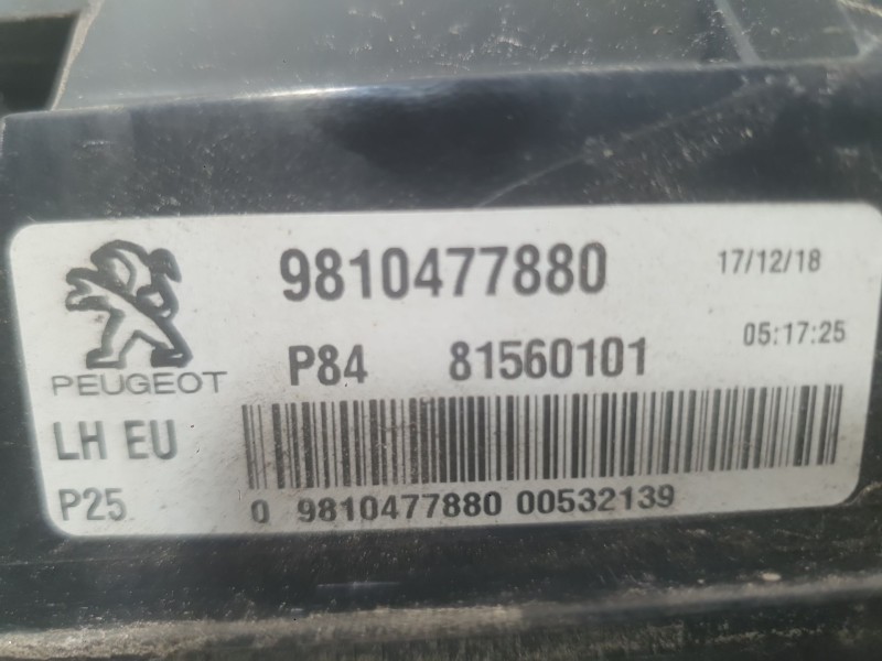 Recambio de piloto trasero izquierdo interior para peugeot 3008 ii suv (mc_, mr_, mj_, m4_) 1.5 bluehdi 130 referencia OEM IAM 9