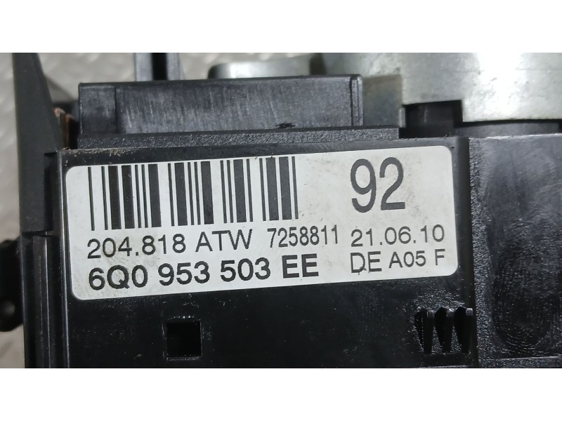 Recambio de mando luces y limpia para volkswagen polo v (6r1, 6c1) 1.6 tdi referencia OEM IAM 6R0953507C9B9  