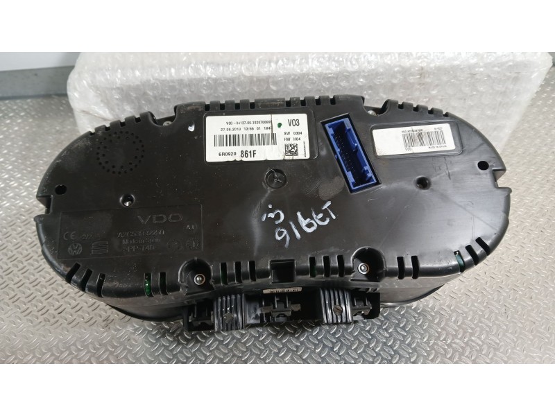 Recambio de cuadro instrumentos para volkswagen polo v (6r1, 6c1) 1.6 tdi referencia OEM IAM 6R0920861K  