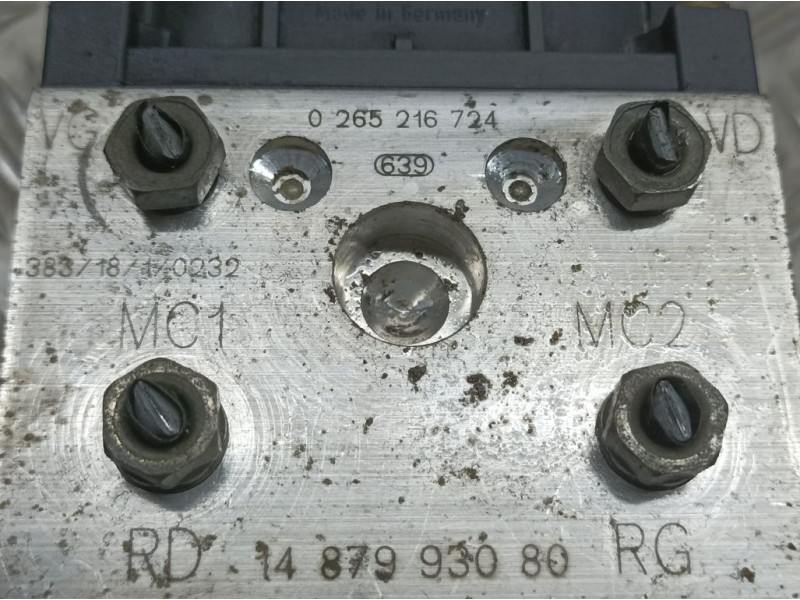 Recambio de abs para peugeot expert kombi confort acristaldo (8 asientos) referencia OEM IAM 1487993080 0265216724 BOSCH