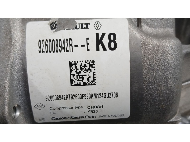 Recambio de compresor aire acondicionado para renault express furgón/monospace 1.5 blue dci 75 (f6aa) referencia OEM IAM 9260057