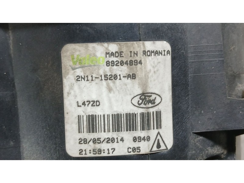 Recambio de faro antiniebla derecho para ford focus iii 1.0 ecoboost referencia OEM IAM 4550597  
